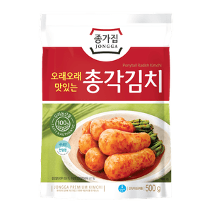 Jongga Ponytail Radish Kimchi (Chongkak Kimchi) 17.6oz(500g)