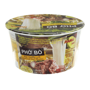 Pho Bo Rice Noodles With Beef Flavor 65g * 6 Cup