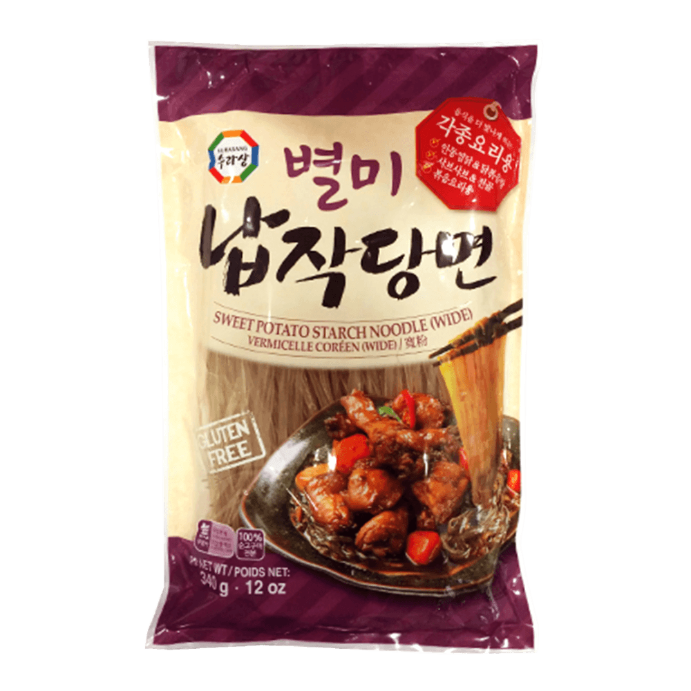 Buy Surasang Potato Starch Noodle Wide 12oz (340g) HMart H Mart