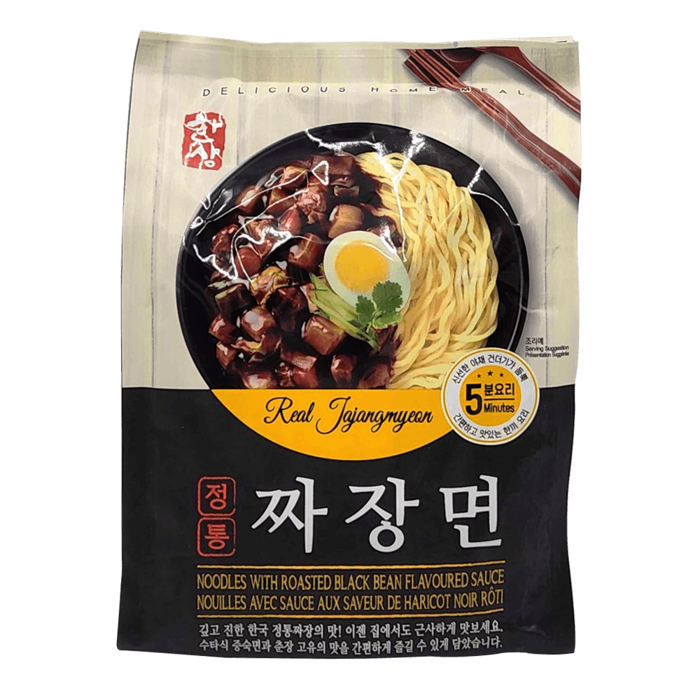 Noodles With Roasted Black Bean Sauce 2PC 1.8 LB (810 G) - H Mart