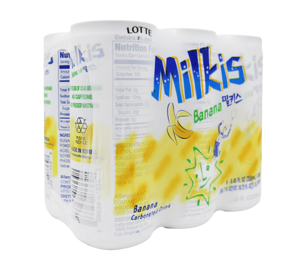 Milkis Banana 6pk - H Mart