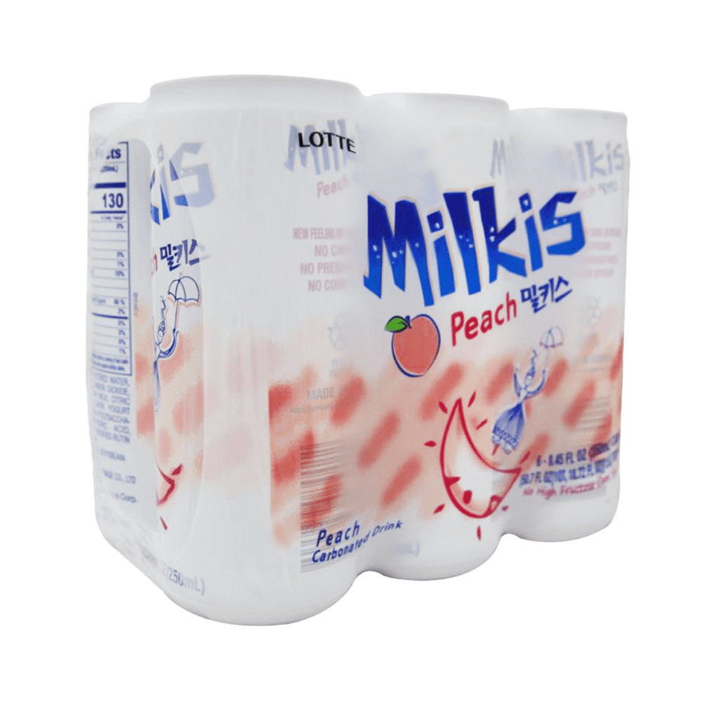 Milkis Peach 6 Pk - H Mart