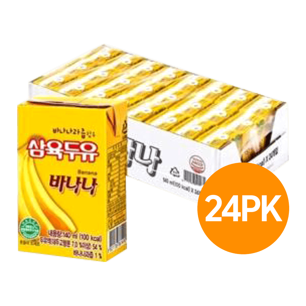 Buy Samyook Soy Milk Banana Flavor 24 Pack HMart H Mart
