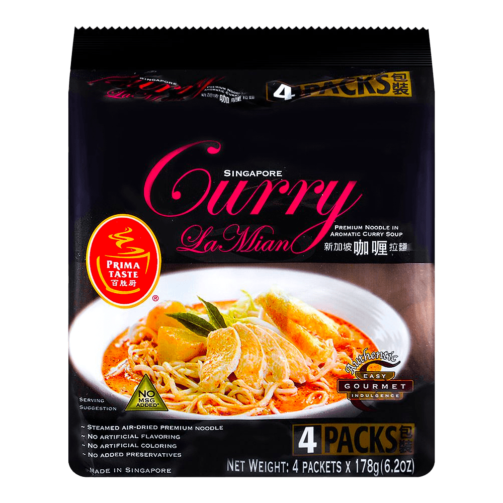 Singapore Curry La Mian Noodle Packs H Mart