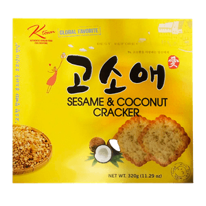 Sesame Coconut Cracker Big Size 11.29oz(320g)