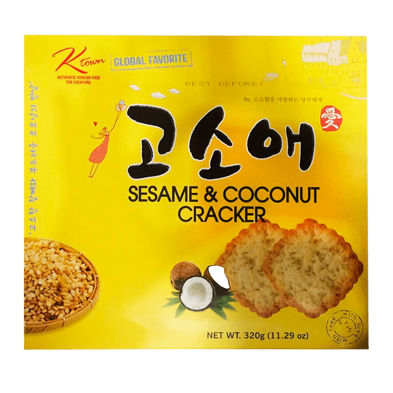 Ktown-Sesame-Coconut-Cracker-Big-Size-11.29oz-320g-