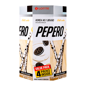 Pepero White Chocolate Multi Pack 4.52oz(128g)