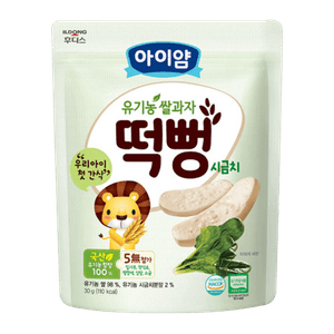 Organic Baby Rice Snack Spinach 1.05oz(30g)