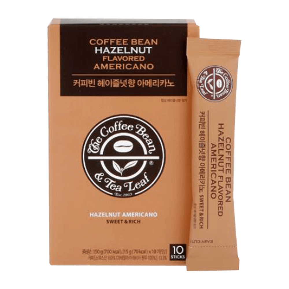 Buy Coffee Bean Hazelnut Flavored Americano 0.52oz 10 Sticks | HMart ...