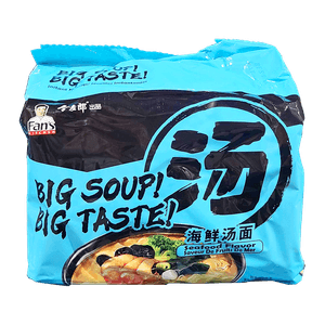 Big Soup Noodle Seafood Flavor 4.94oz(140g) 5 Packs