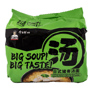 Big Soup Noodle Japanese Pork Bone Soup Flavor