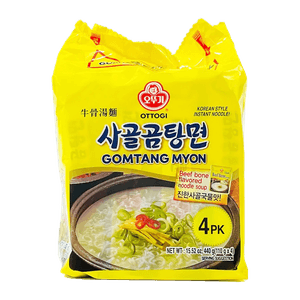 Gomtang Myon Ramen 3.88oz(110g) 4 Packs