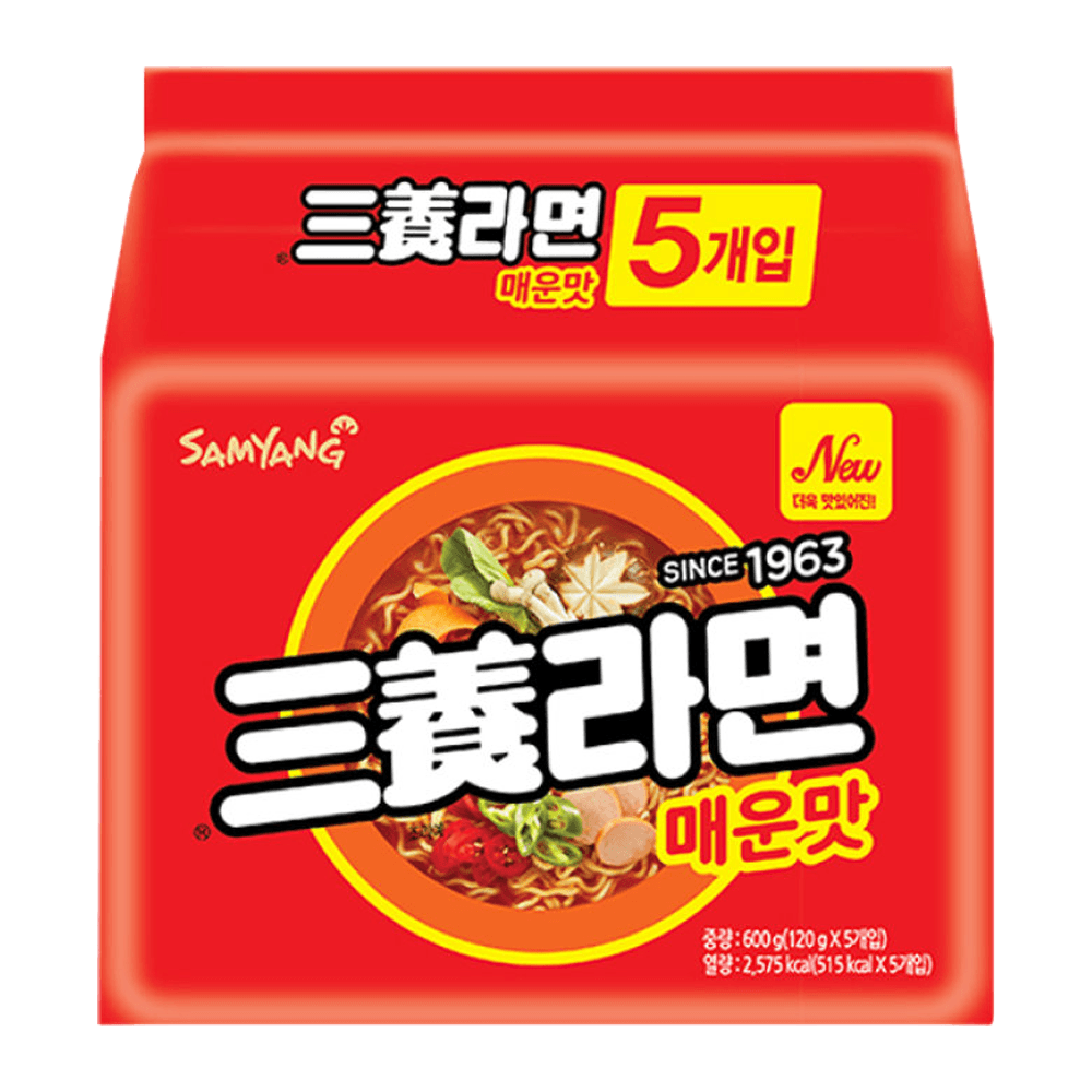 Ramen Hot Bundle 4.23oz(120g) 5 Packs - H Mart
