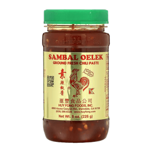 Sambal Oelek Ground Fresh Chili Paste 8oz(226g)