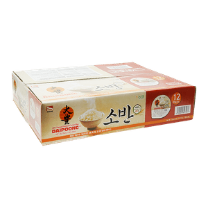 Cooked White Rice Bowl Box 7.41oz(210g) 12 Packs