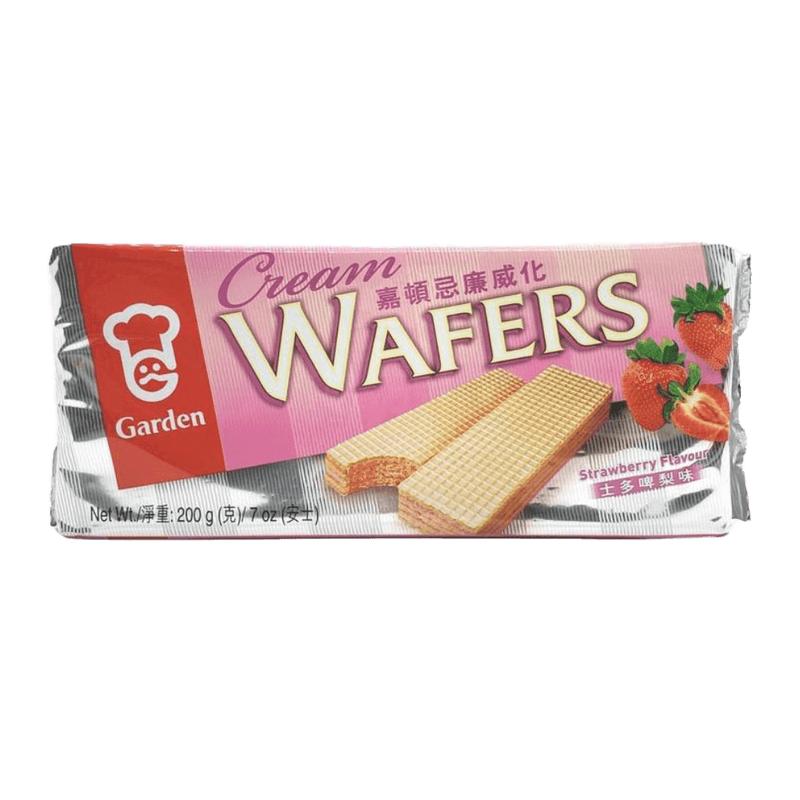 Buy Garden Cream Wafers (Strawberry Flavour) 7oz | HMart - H Mart