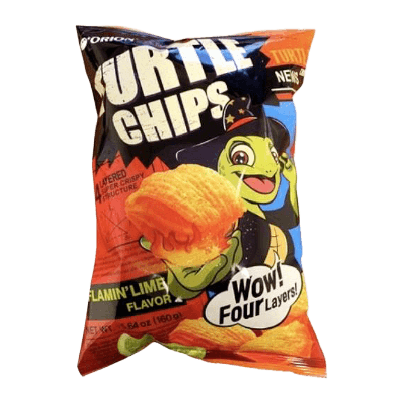 Orion-Turtle-Chips-Flaming-Lime-Flavor-Big-Size-5.65oz-160g-