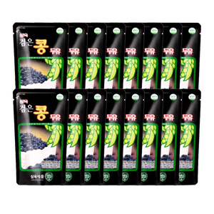 Sahm Yook Black Bean Soy Drink Pouches 6.5 Fl.oz(195ml) 20 Ea