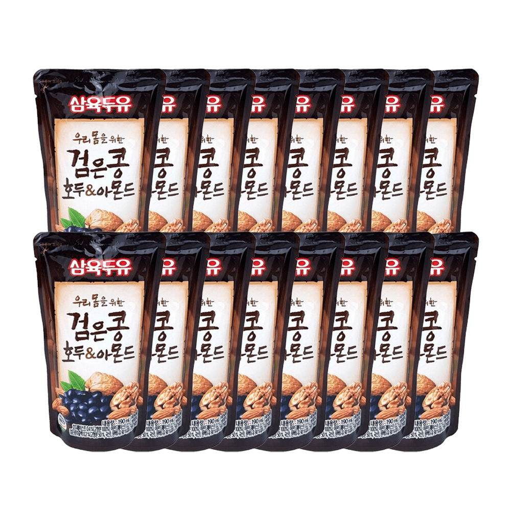 Buy Samyook Soymilk with Black Bean, Walnut & Almond Pouches 6.42
