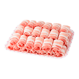Pork Thin&Roll Single Rib Belly, Frozen 1lb(454g)