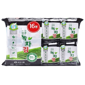 SG FOOD Green Tea Laver 2.26oz(64g) 16 Packs