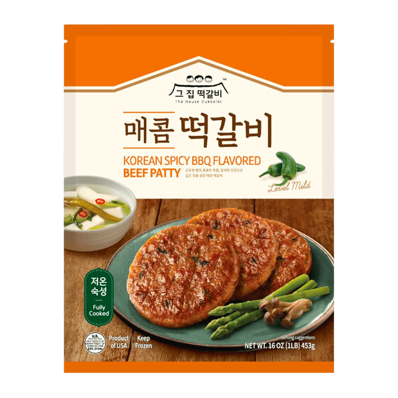 The-House-Dukkalbi-Korean-BBQ-Flavored-Beef-Patty-Mild-Spicy-16oz-453g-