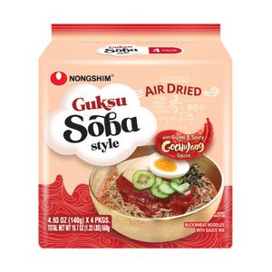 Guksu Soba With Gochujang Sauce 4.93oz(140g) 4 Packs