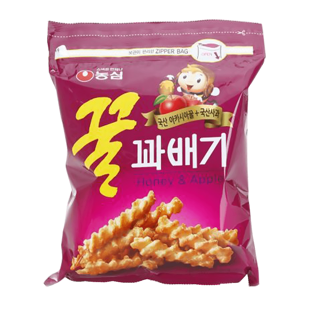 Honey Flavored Twist Snack Big Size 10.05oz(285g) - H Mart