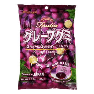 Kasugai Fruits Gummy Grape 3.77 OZ (107 G)