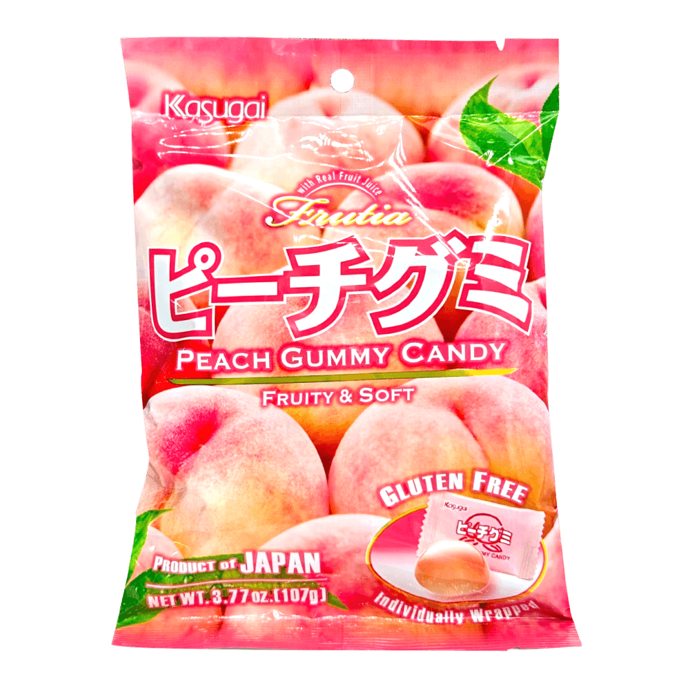 Peach Gummy Candy 3.77OZ (107G) - H Mart