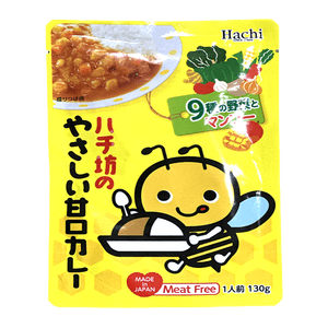 Shokuhin Hachibo Amakuchi Curry 4.58oz(130g)