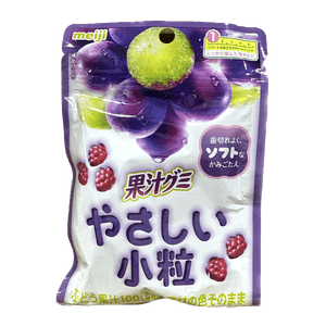 Kajyu Yasashii Kotsubu Mini Gummy Grape 1.83oz(52g)