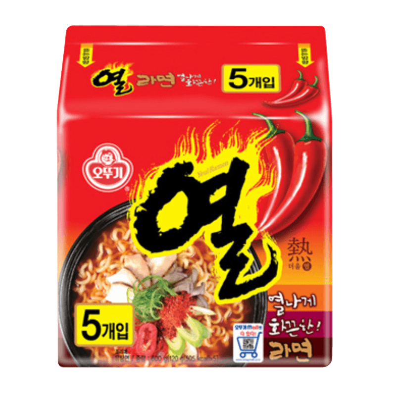 Ottogi-Yeul-Ramen-Hot-Taste-4.23oz-120g--5-Packs