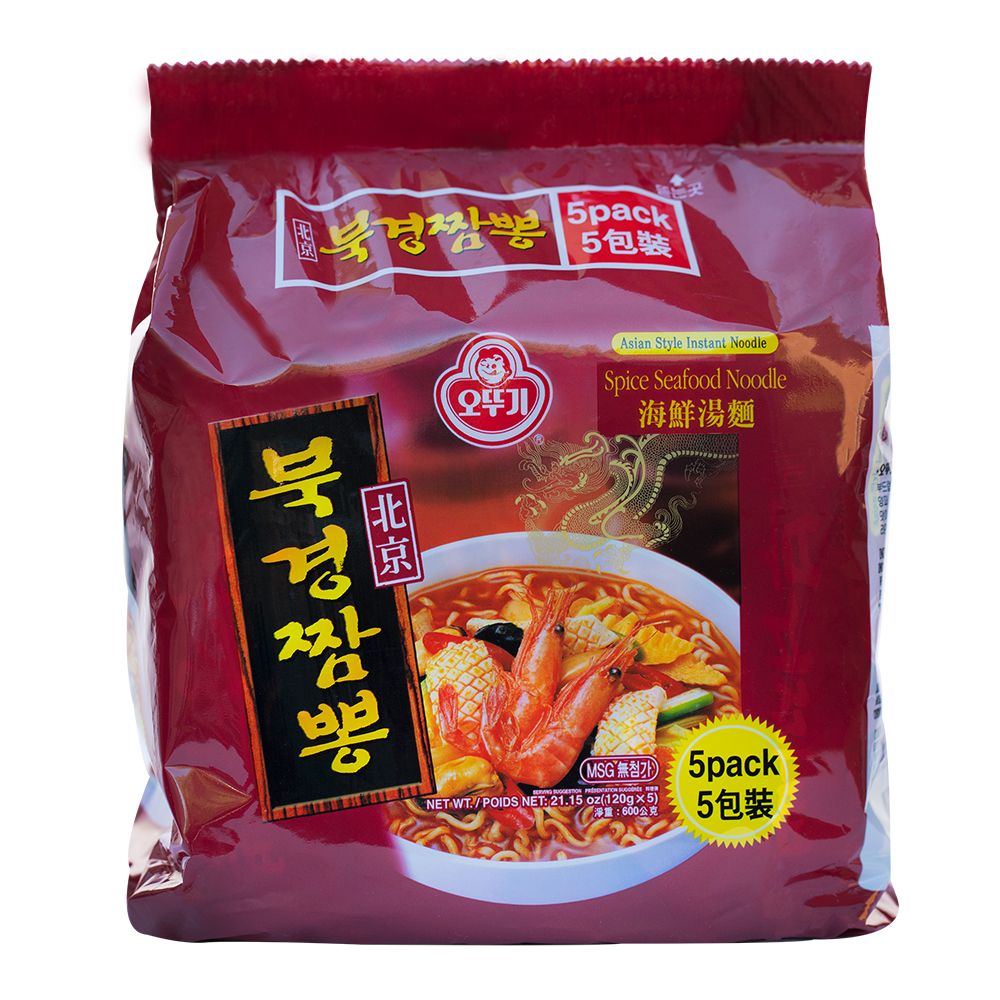 spicygem ① 【used品】 Spicy Seafood Noodle 4.23oz(120g) 5 Packs - H Mart
