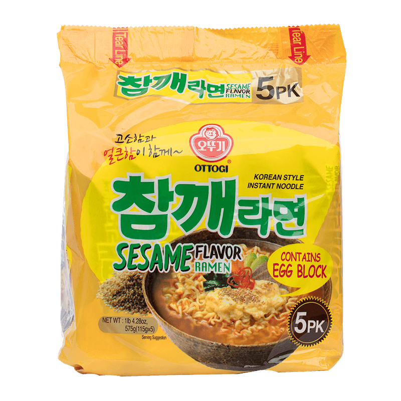 Ottogi-Sesame-Flavor-Ramen-4.05oz-115g--5-Packs