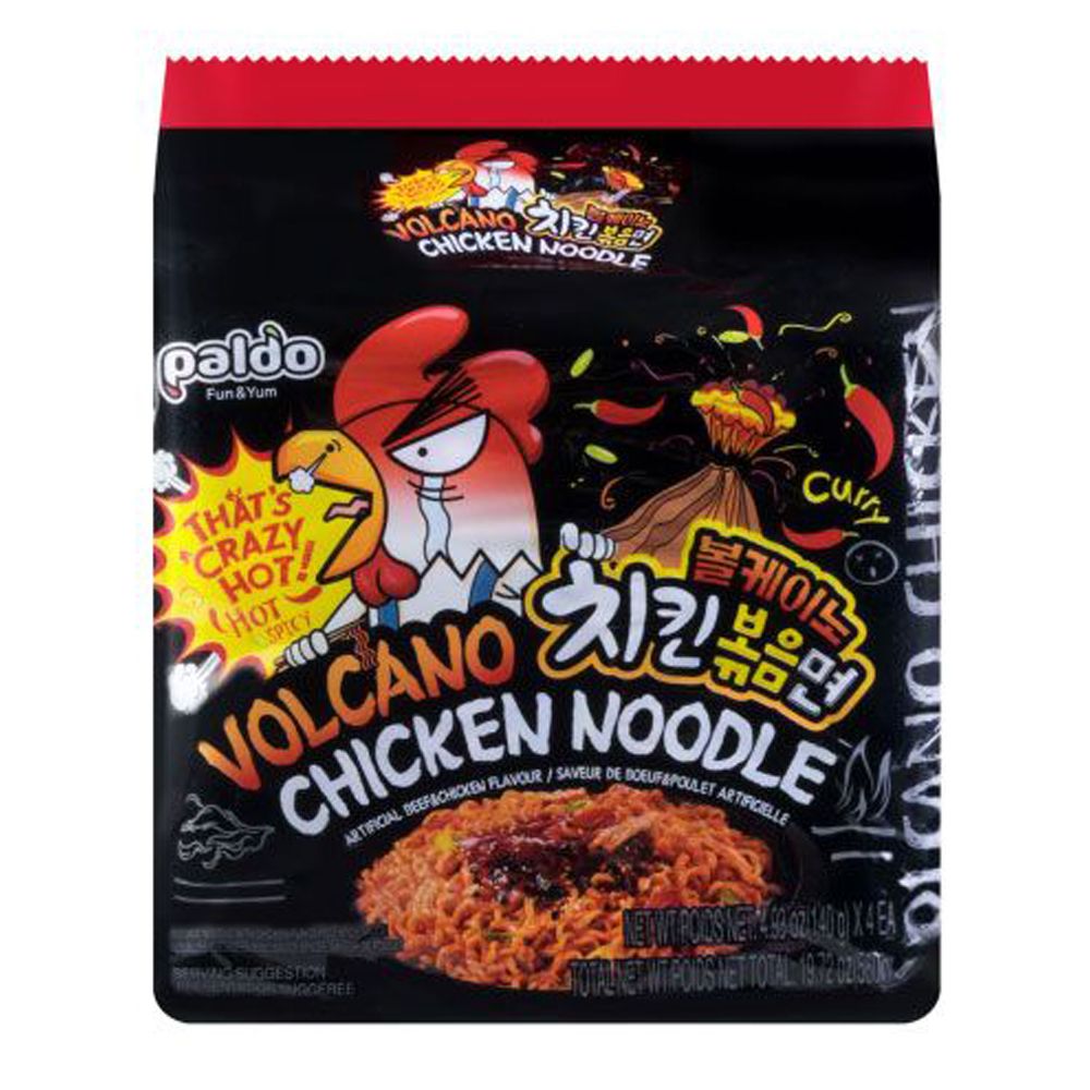 Paldo Volcano Chicken Ramen Multi 4 93oz 140g