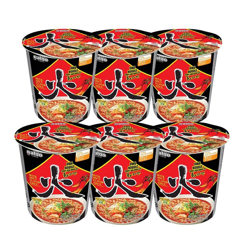 Paldo-Hwa-Noodle-Soup-Cup-Hot---Spicy-Flavor-2.29oz-65g--6-Cups