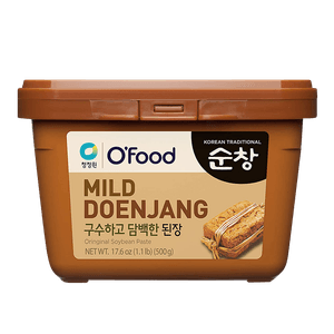 O'Food Mild Doenjang (Original Soybean Paste) 1.1lb(500g)