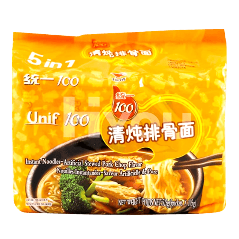 Unif-UNIF-100-Instant-Noodles--Artificial-Stewed-Pork-Chop-Flavor-18.51OZ