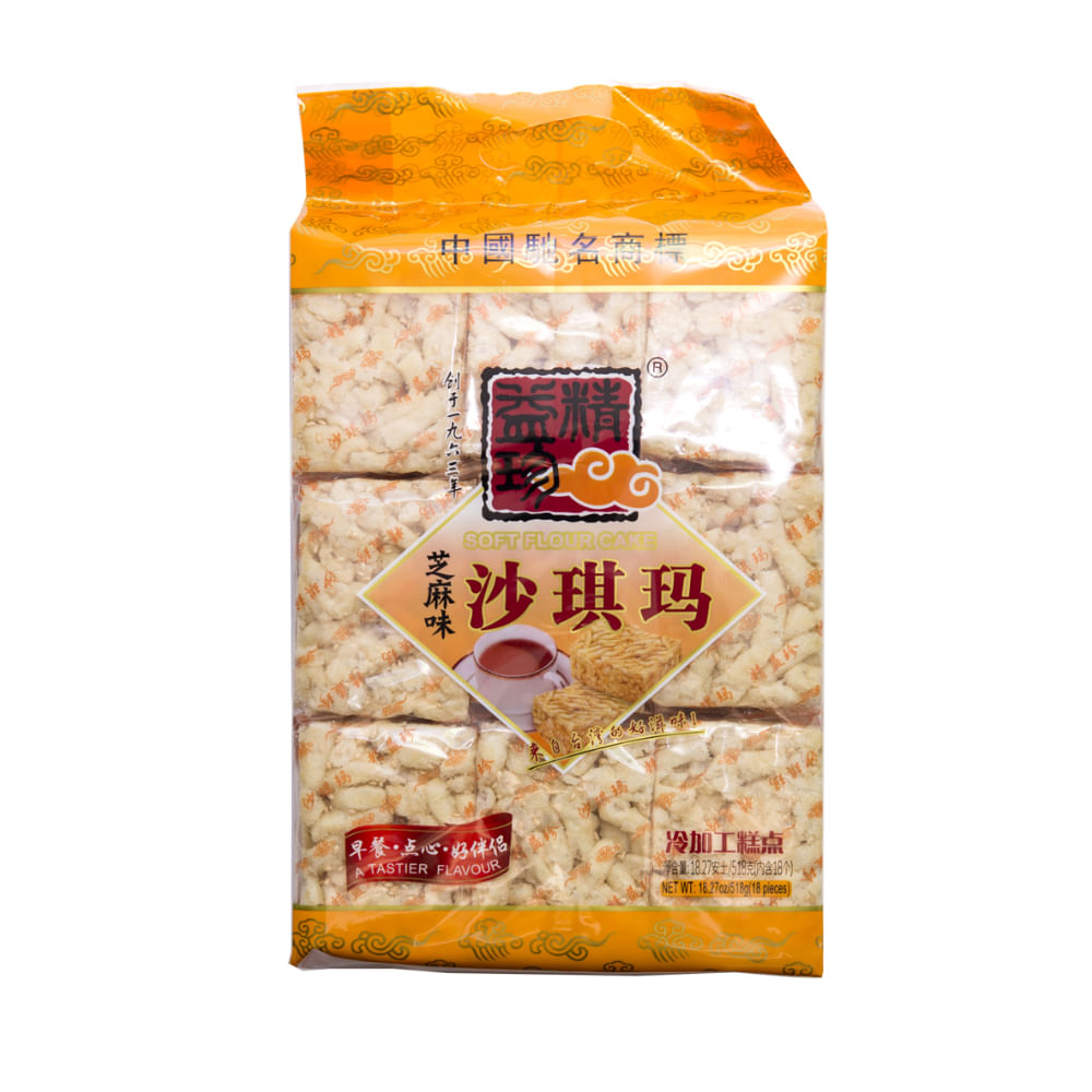 Jingyizhen Sachima Sesame Flavor Soft Flour Cakes 18.27oz(518g)