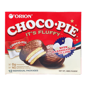 Orion Choco Pie 1.37oz(39g) 12 Packs