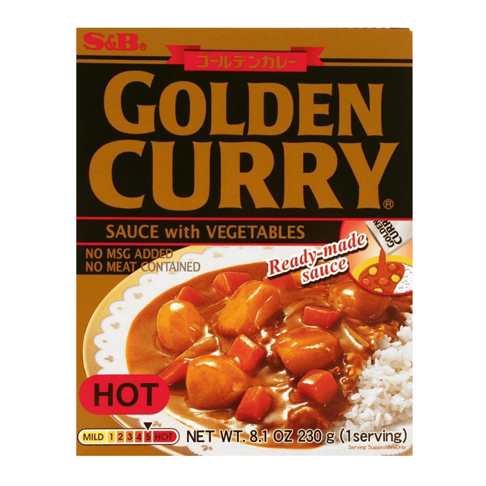 Golden Curry Sauce with Vegetables Hot 8.1oz(230g) - H Mart