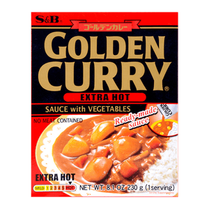 Golden Curry Ready-Made Sauce with Vegetables Extra Hot 8.1oz(230g)