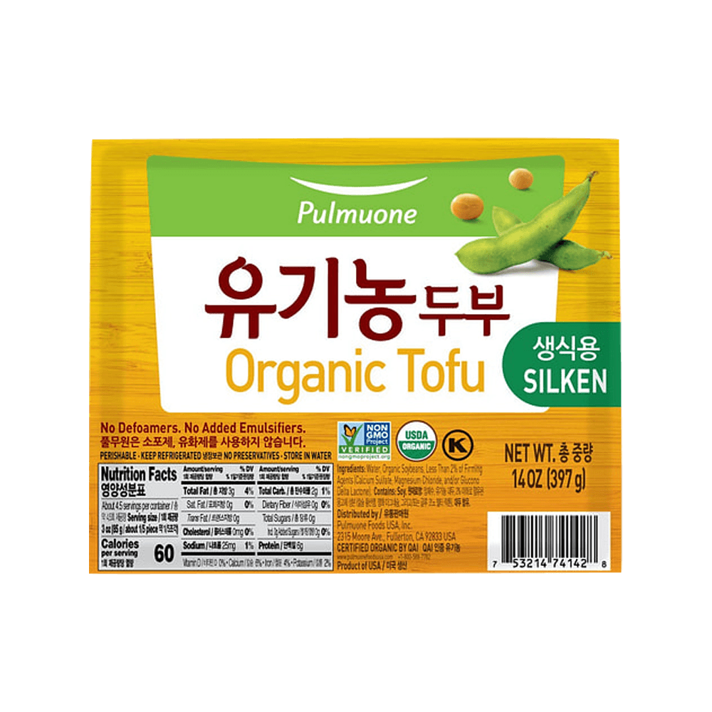Organic Tofu (Silken) 14oz(397g) - H Mart