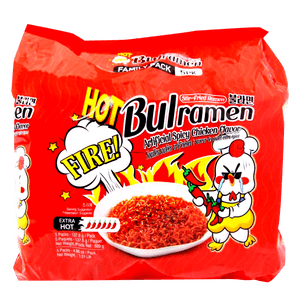 Extra Spicy Chicken Flavor Stir-fried Ramen 4.86oz(137.8g) 5pk