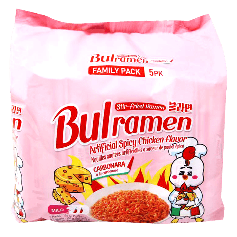 Bulramen-Spicy-Chicken-Stir-fried-Ramen-Carbonara-Flavor-4.86oz-137.8g--5pk