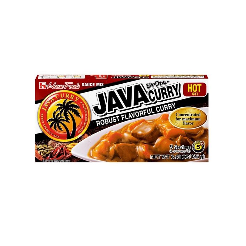 Java Curry Sauce Mix Hot 6.52oz(185g) - H Mart