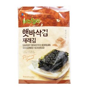 CJ Bibigo Crispy Roasted Seaweed 0.71oz(20g) 4 Packs