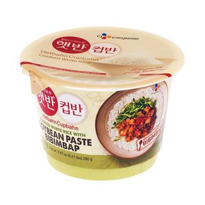 CJ Cooked White Rice with SoyBean Paste Bibimbap 9.8oz (280g)