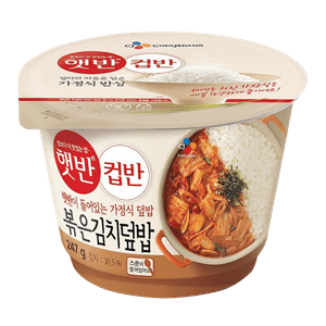 Cooked White Rice with Stir-Fried Kimchi 8.65oz (247g)